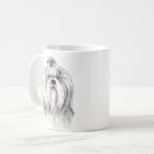 Personalisiert Shih Tzu Kaffeetasse (Vorderseite Links)