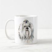 Personalisiert Shih Tzu Kaffeetasse (Links)