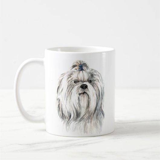 Personalisiert Shih Tzu Kaffeetasse (Links)