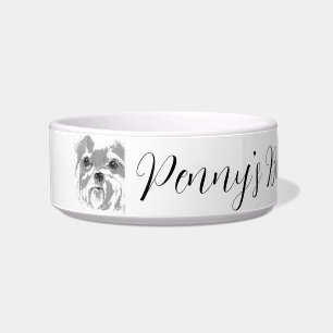 Personalisiert Shih Tzu Keramik Pet Bowl Napf