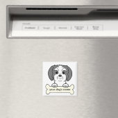 Personalisiert Shih Tzu Magnet (In Situ (Geschirrspüler))