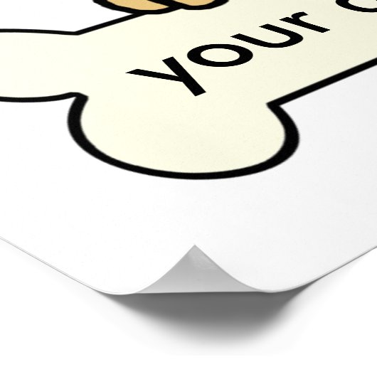 Personalisiert Shih Tzu Poster (Ecke)