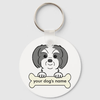 Personalisiert Shih Tzu Schlüsselanhänger