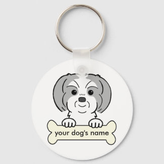 Personalisiert Shih Tzu Schlüsselanhänger