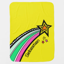 Personalisiert Shooting Star Space Baby Blanket