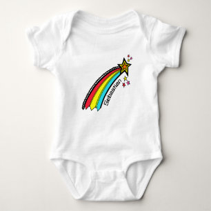 Personalisiert Shooting Star Space Baby Bodysuit Strampler