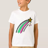 Personalisiert Shooting Star Space T - Shirt (Vorderseite)