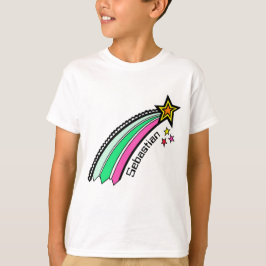 Personalisiert Shooting Star Space T - Shirt