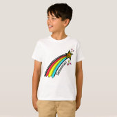 Personalisiert Shooting Star Space T - Shirt (Vorne ganz)