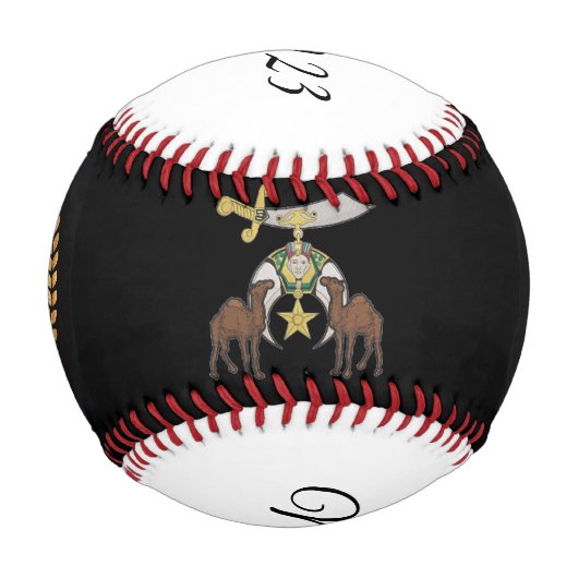 Personalisiert Shriners Baseball (Vorderseite)