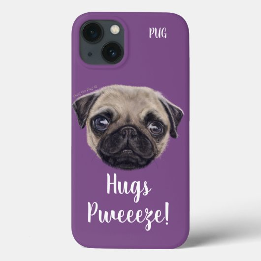 Personalisiert Shug - Schottischer Mops Case-Mate iPhone Hülle (Rückseite)