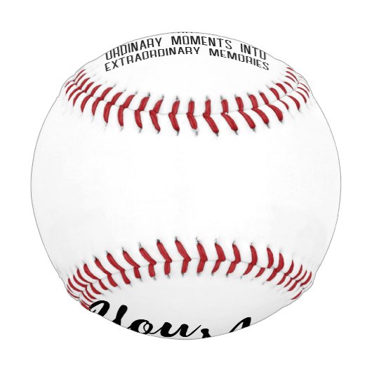 Personalisiert Sie und ich Baseball (Vorderseite)