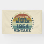 Personalisiert siebzig Vintagen 70. Geburtstag Banner (Horizontal)