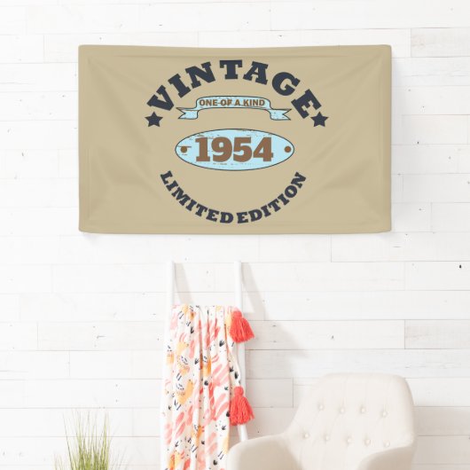 Personalisiert siebzig Vintagen 70. Geburtstag Banner (Insitu)