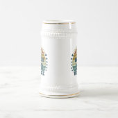 Personalisiert siebzig Vintagen 70. Geburtstag Bierglas (Mittel)