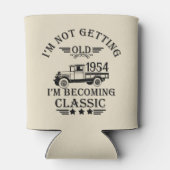 Personalisiert siebzig Vintagen 70. Geburtstag Dosenkühler (Rückseite)