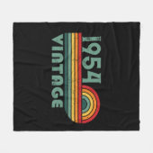 Personalisiert siebzig Vintagen 70. Geburtstag Fleecedecke (Vorderseite (Horizontal))