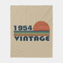 Personalisiert siebzig Vintagen 70. Geburtstag Fleecedecke