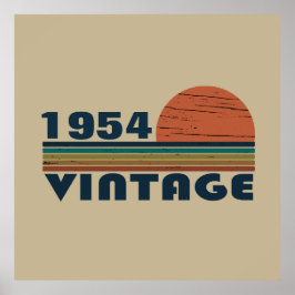 Personalisiert siebzig Vintagen 70. Geburtstag Poster