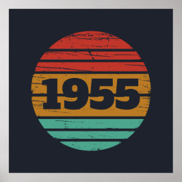 Personalisiert siebzig Vintagen 70. Geburtstag Poster