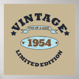 Personalisiert siebzig Vintagen 70. Geburtstag Poster