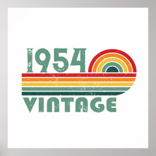 Personalisiert siebzig Vintagen 70. Geburtstag Poster