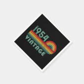 Personalisiert siebzig Vintagen 70. Geburtstag Serviette (Ecke)