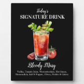 Personalisiert Signature Drink Bloody Mary Cocktai Fotoplatte (Vorderseite)