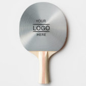 Personalisiert-Silber-Metallic Tischtennis Schläger (Vorderseite)