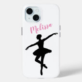 Personalisiert Simple Ballerina Case-Mate iPhone Hülle (Rückseite)