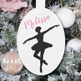 Personalisiert Simple Ballerina Weihnachten Ornament