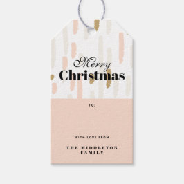 Personalisiert Simple Boho Weihnachten Geschenkanhänger