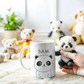 Personalisiert Simple Niedlich Panda kawaii Kaffeetasse