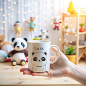 Personalisiert Simple Niedlich Panda kawaii Kaffeetasse