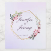 Personalisiert Simple Weinetikett (Einzelnes Label)