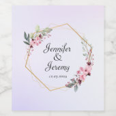 Personalisiert Simple Weinetikett (Einzelnes Label)