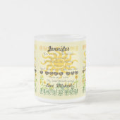 Personalisiert sind Sie mein Sonnenschein Mattglastasse (Mittel)