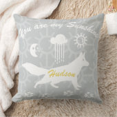 Personalisiert sind Sie meine Sonnenscheinfoxtrack Kissen (Decke)