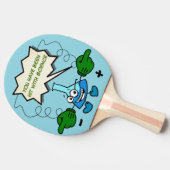 Personalisiert sind Sie mit der Wissenschaft getro Tischtennis Schläger (Seitenansicht)