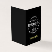 Personalisiert sind wir stolz auf dich (Vorderseite)