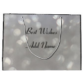 Personalisiert Sister Birthday Große Geschenktüte (Rückseite)