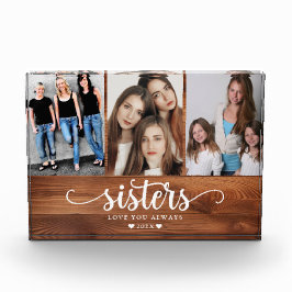 Personalisiert Sisters FotoCollage Fotoblock