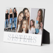 Personalisiert Sisters FotoCollage Fotoplatte (Seite)
