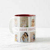 Personalisiert Sisters Kaffee Tasse | Benutzerdefi (Vorderseite Links)