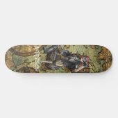 Personalisiert SKELETON PIRATE HERO Skateboard (Horizontal)