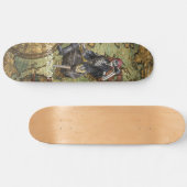 Personalisiert SKELETON PIRATE HERO Skateboard (Horizontal)