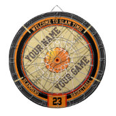 Personalisiert Slam Time Basketball Dartscheibe (vorne)