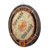 Personalisiert Slam Time Basketball Dartscheibe (Vorderseite rechts)