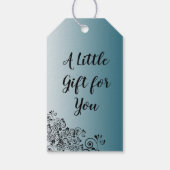 Personalisiert Slate Blue Danke, dass Sie mir die Geschenkanhänger (Rückseite)