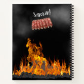 Personalisiert Smokin GRILLEN Ribs Cookbook Notizblock (Rückseite)